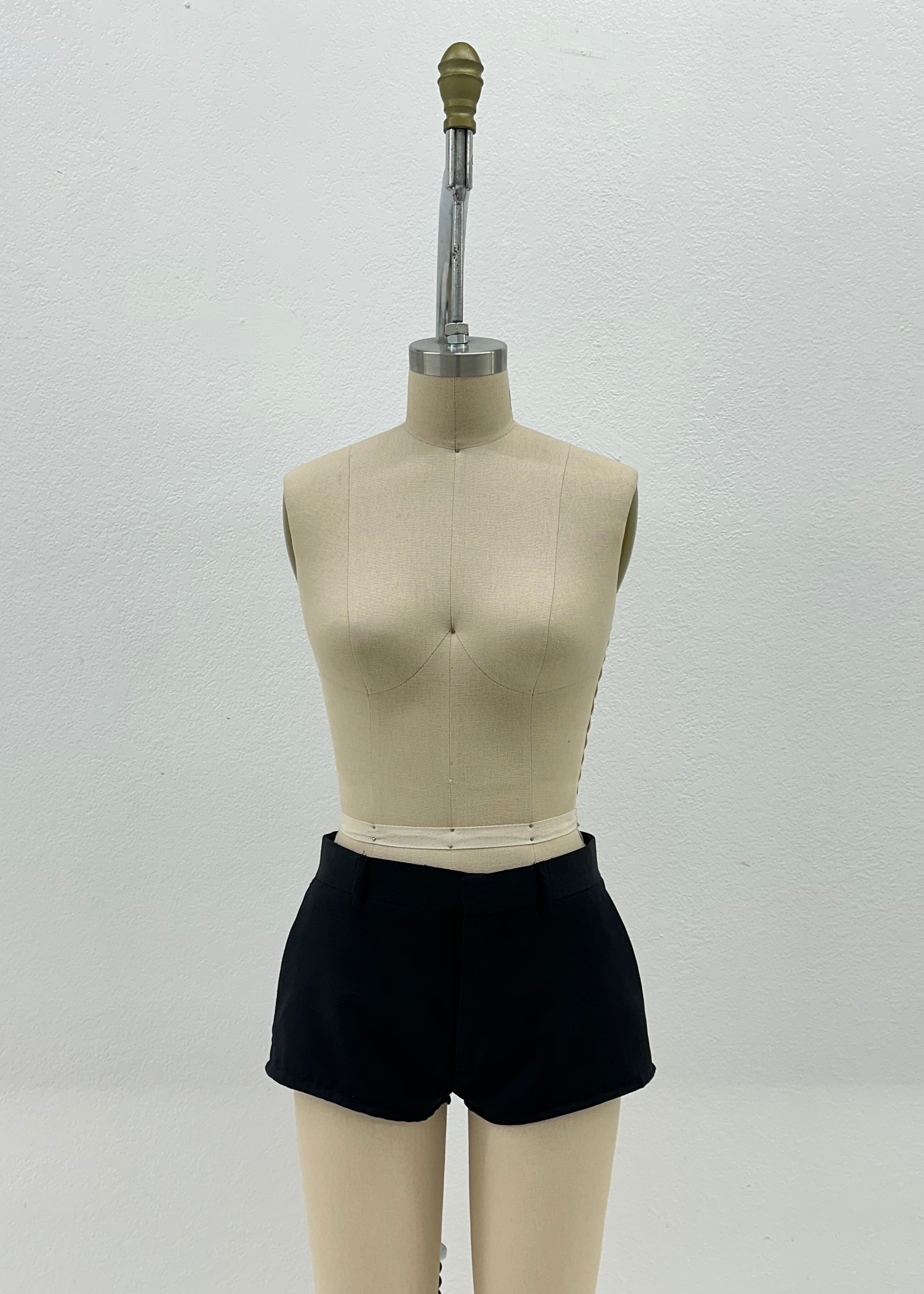 TROUSER MICRO SHORTS | BLACK