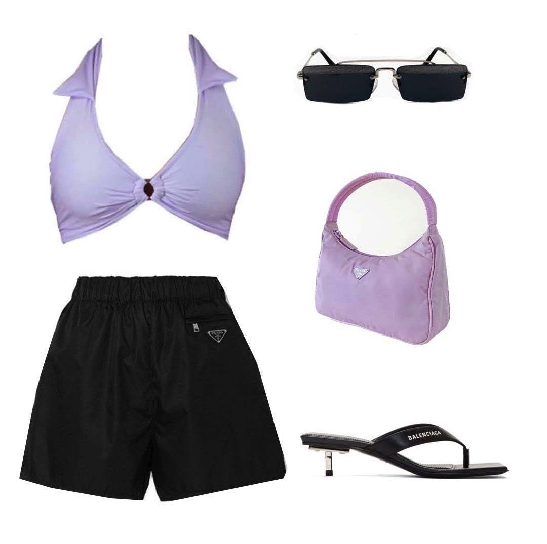 BOARDWALK BIKINI TOP | VIOLETA Bikini Top Heart of Sun