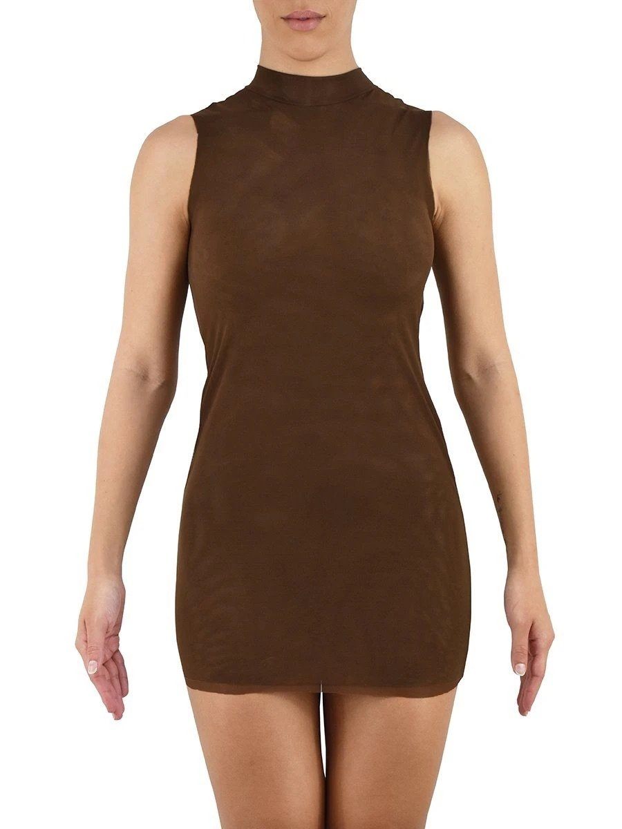 TYRA MESH DRESS | CHOCOLATE Coverup Heart Of Sun Swim