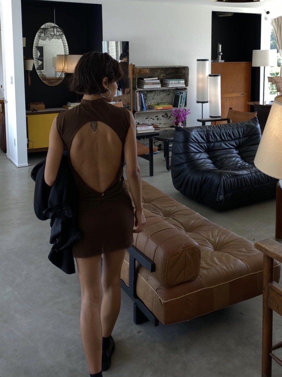 TYRA MESH DRESS | CHOCOLATE Coverup Heart Of Sun Swim