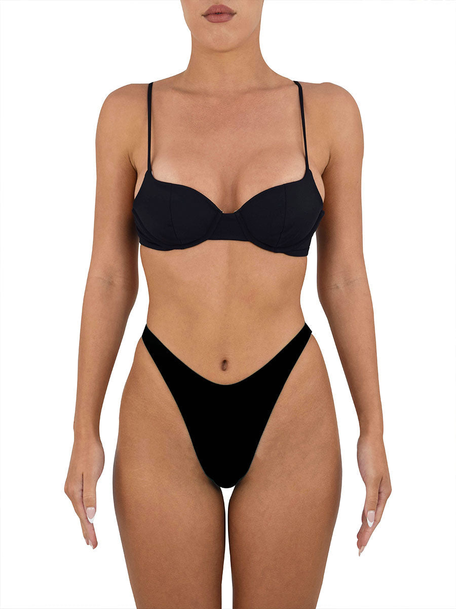 VOGUE BIKINI BOTTOM | NERO Bikini Bottom Heart of Sun