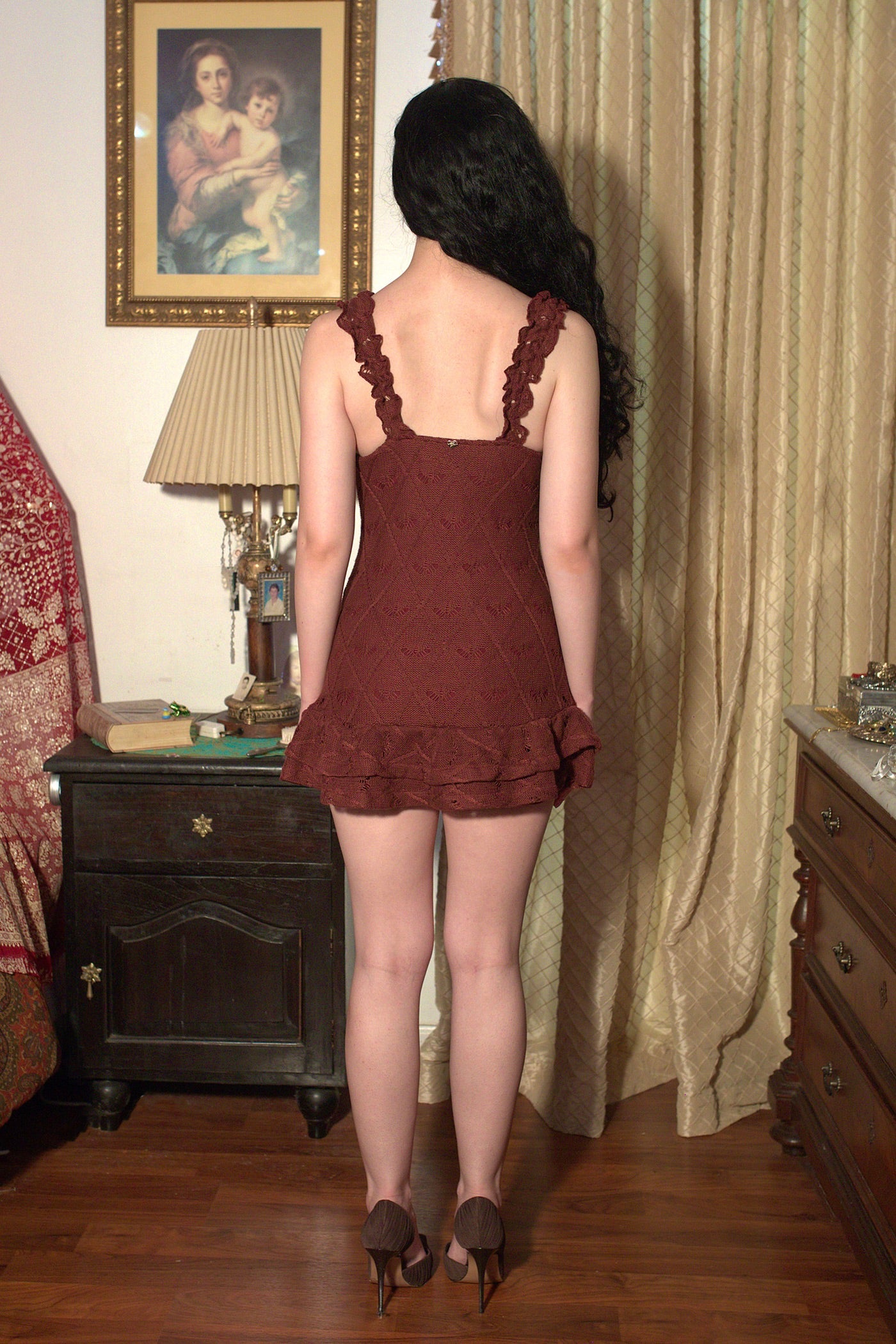 Amber Mini Dress | Rose Knit