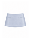 Amour Mini Skirt | Azure Satin