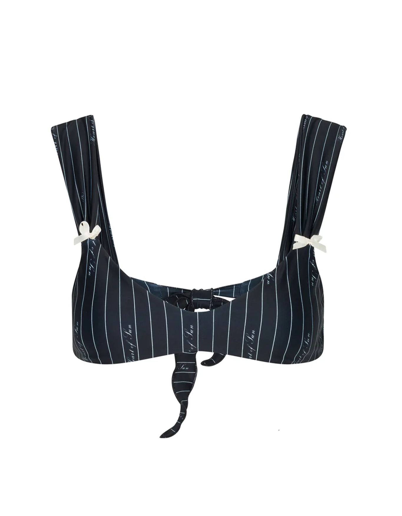 Le Soliel Bikini Top | Pinstripe