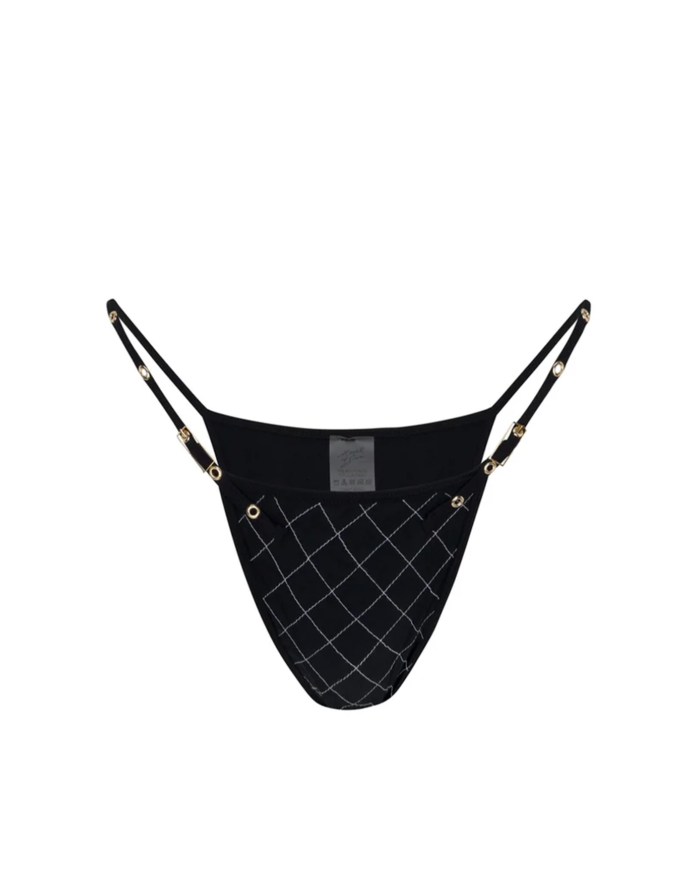 Naomi Buckle Bikini Bottom | Black