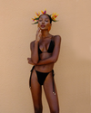 Sol Bikini Bottom | Noir Crochet