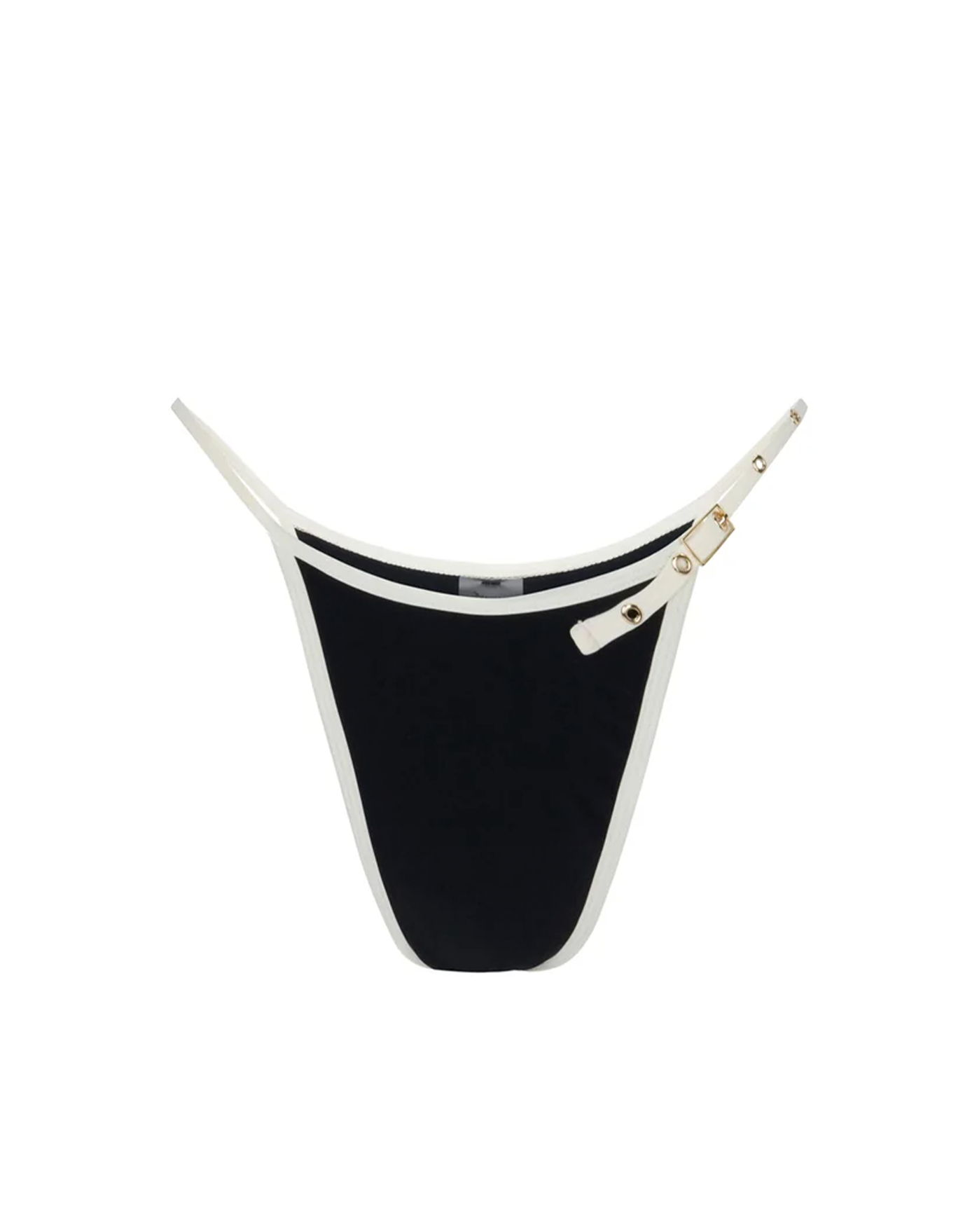 Bardot Buckle Bikini Bottom | Black