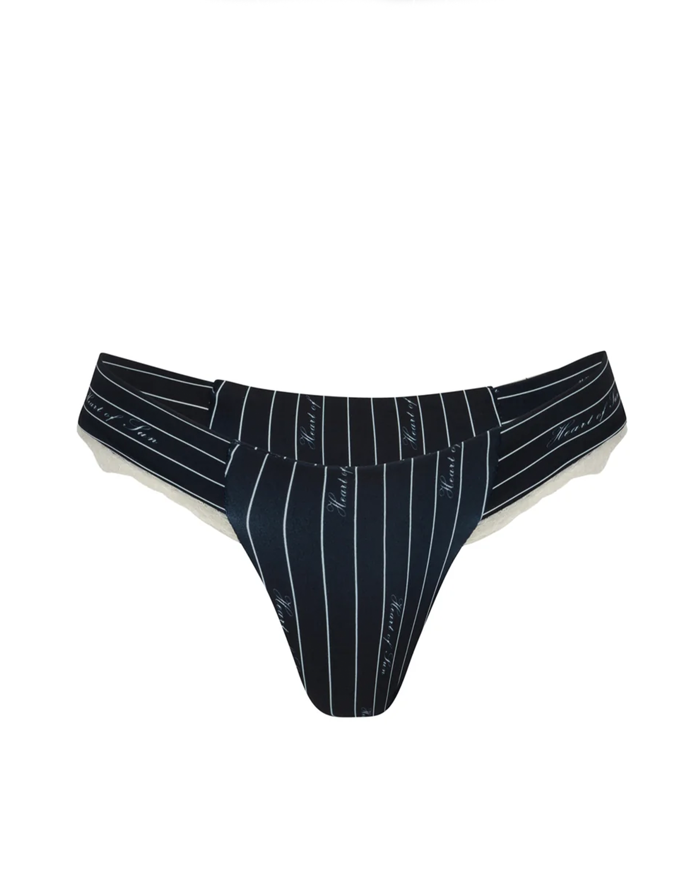 Belle Chérie Classic Bikini Bottom | Pinstripe