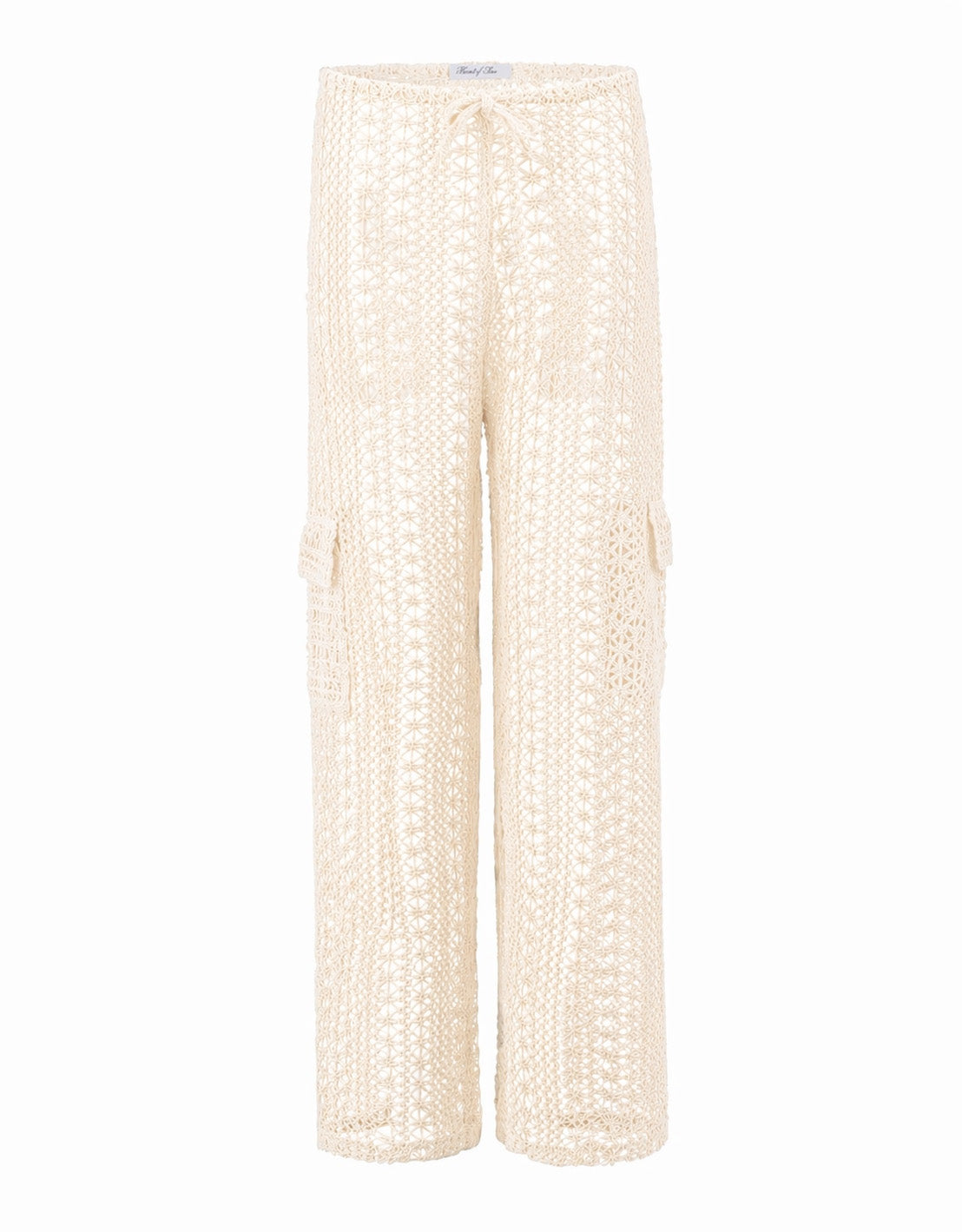 Bahia Cargo Pants | Beige Crochet