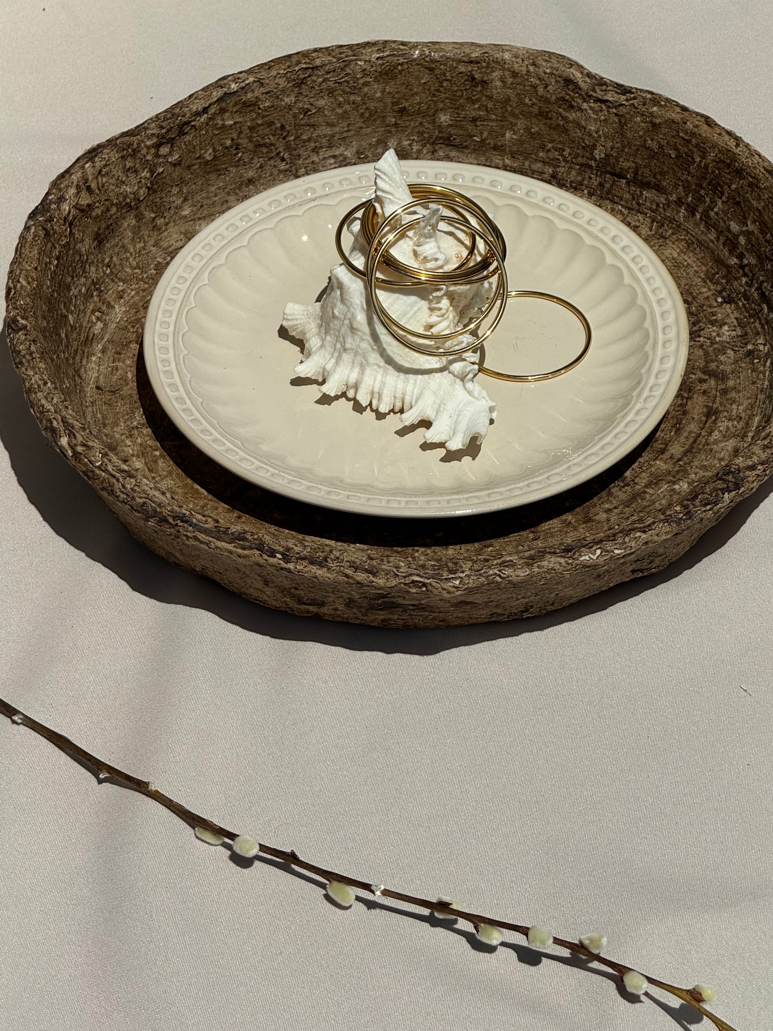 Indie Bangle Set | Gold
