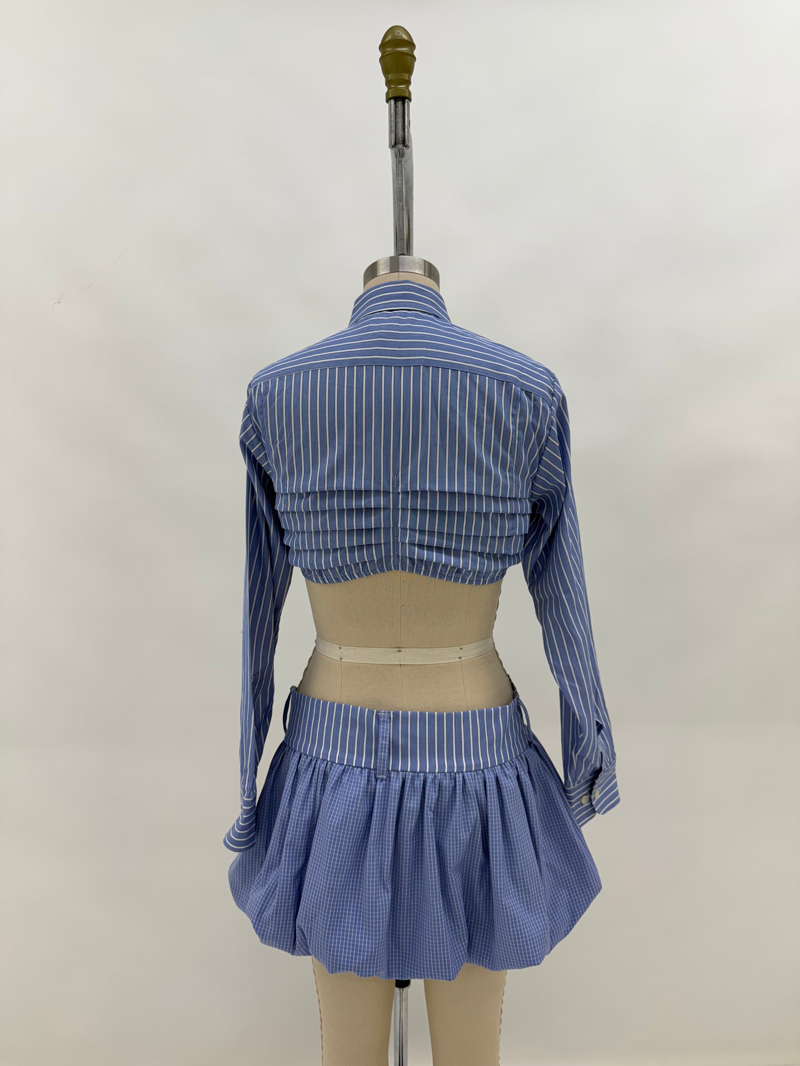 2 PIECE BUTTON DOWN SET | BLUE