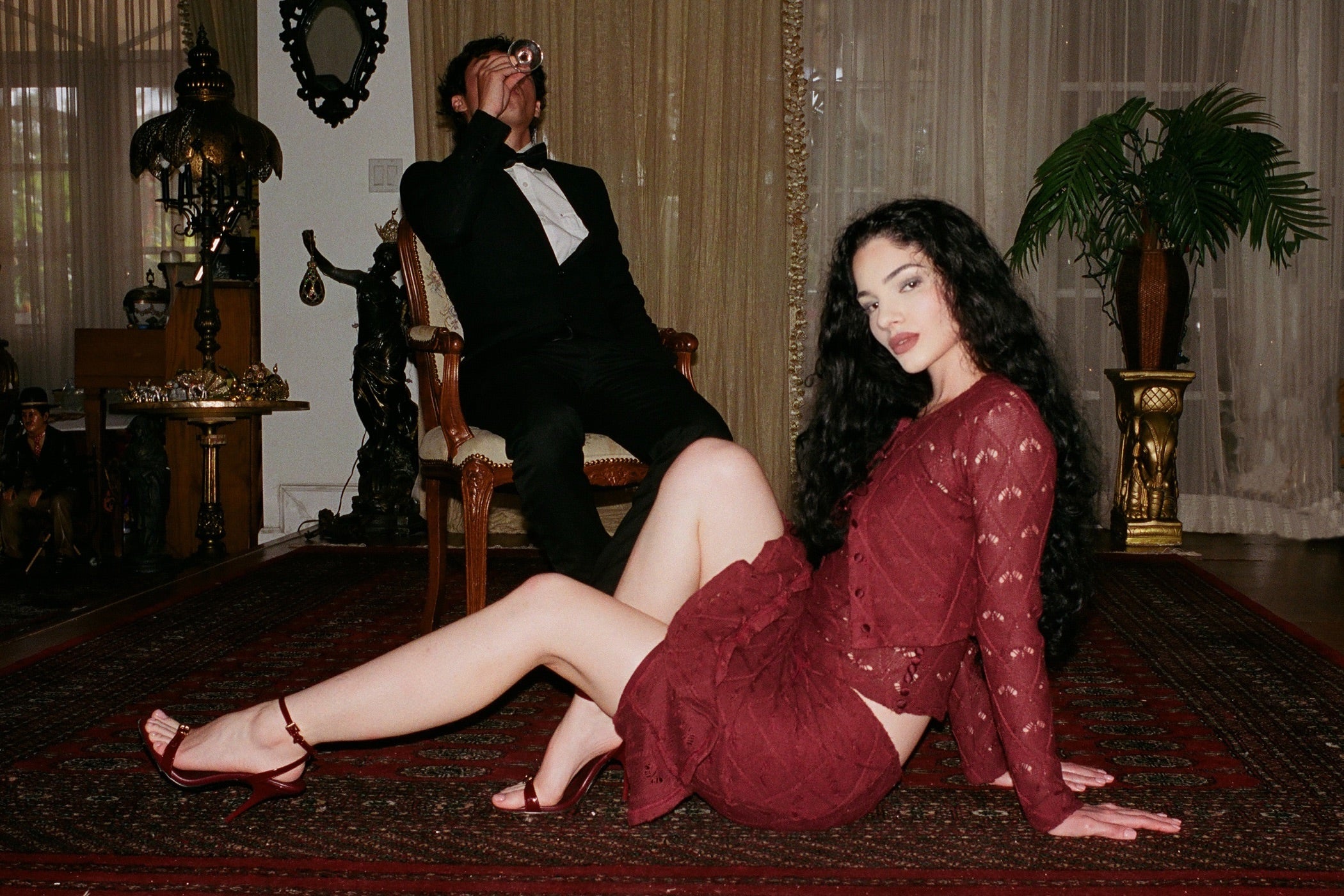 Valetta Midi Skirt | Rose Knit