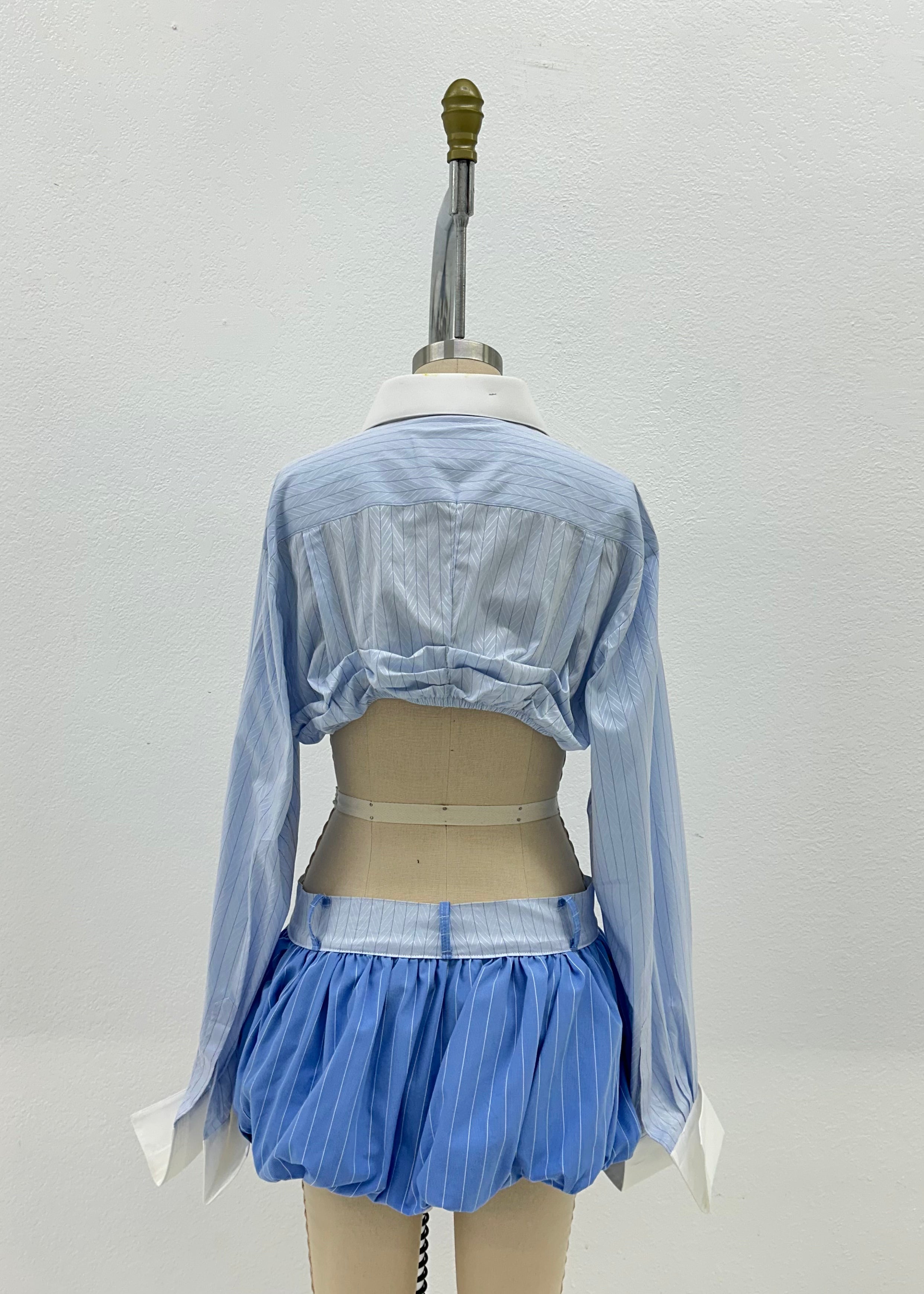 2 PIECE BUTTON DOWN SET | LIGHT & ROYAL BLUE