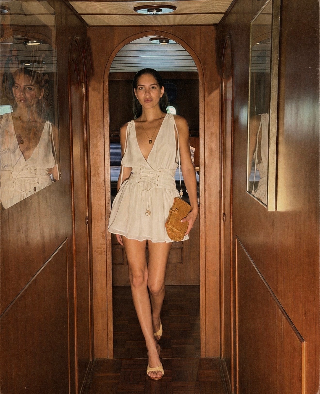 Porto Dress | White