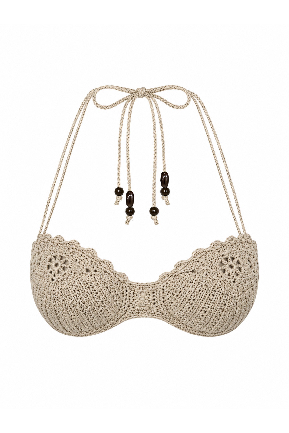 Lido Crochet Underwire Bikini Top | Natural