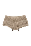 Lido Crochet Swim Shorts | Natural