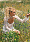 Bisou Bell-Sleeved Bolero │ Ivory Lace