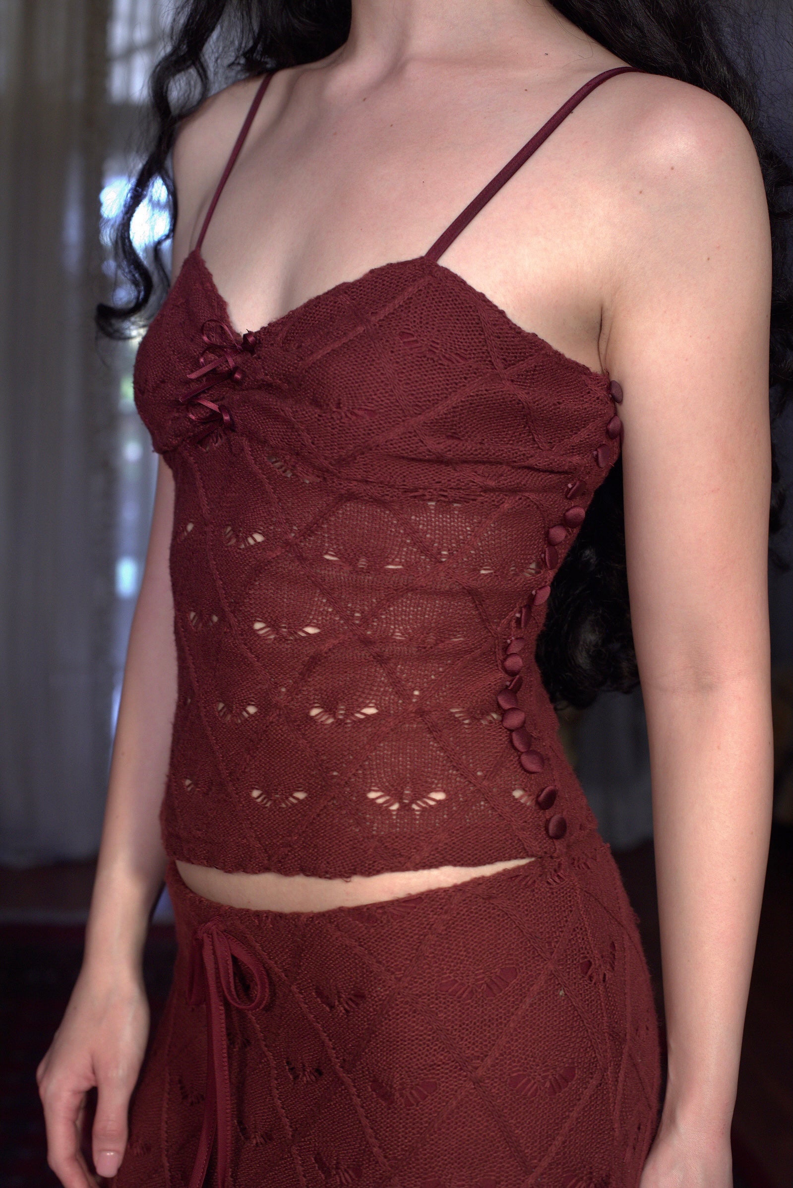 Donna Camisole | Rose Knit