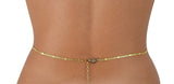 ESCADA BELLY CHAIN Bikini Bottom Heart of Sun 