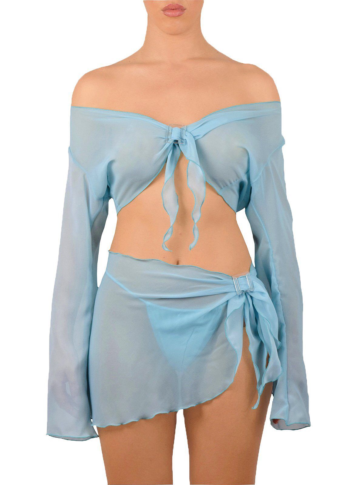 LOLA CHIFFON BLOUSE | RIO Coverup Heart of Sun 