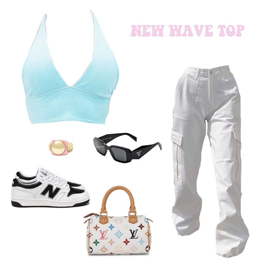 NEW WAVE TERRY HALTER TOP | SPLASH Coverup Heart Of Sun Swim 
